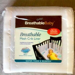 Breathable Baby Mesh Crib Liner Pediatrician Recommended